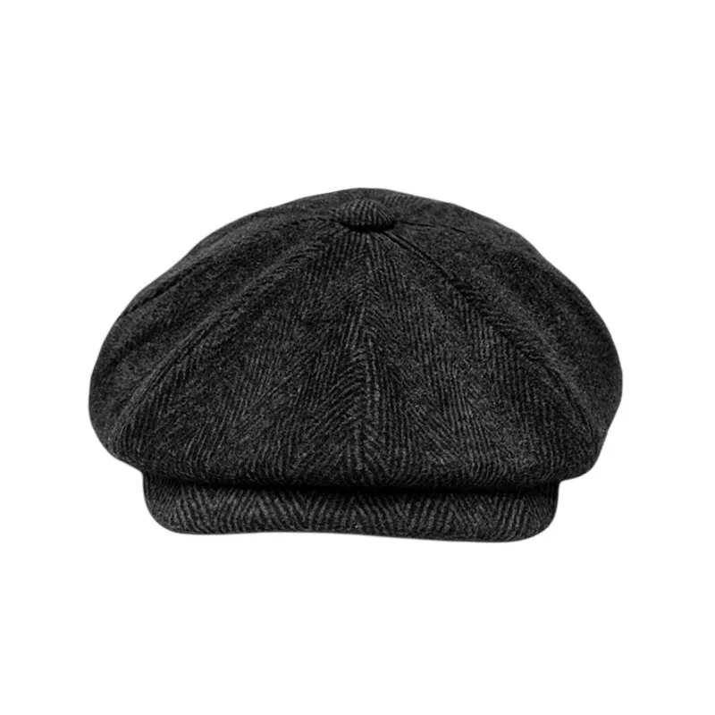 Spring Autumn Classic Herringbon Beret Tommy Shelby Hat Retro British Newsboy Cap Gatsby Octagonal Hats NZ295