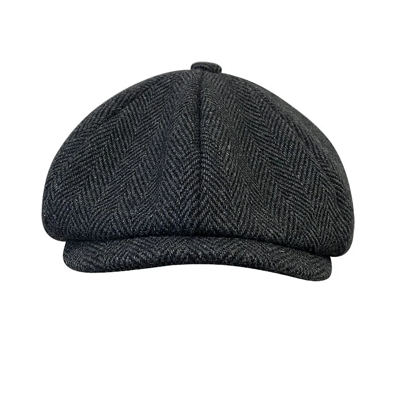 Spring Autumn Classic Herringbon Beret Tommy Shelby Hat Retro British Newsboy Cap Gatsby Octagonal Hats NZ295
