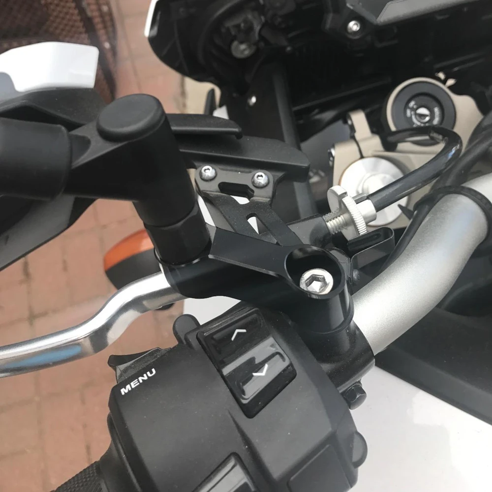 Motorcycle Rearview Mirrors Extension Riser Extend Adapter Mirror Extender Adapters Riser Supplies Rear View Base Mirrors Black