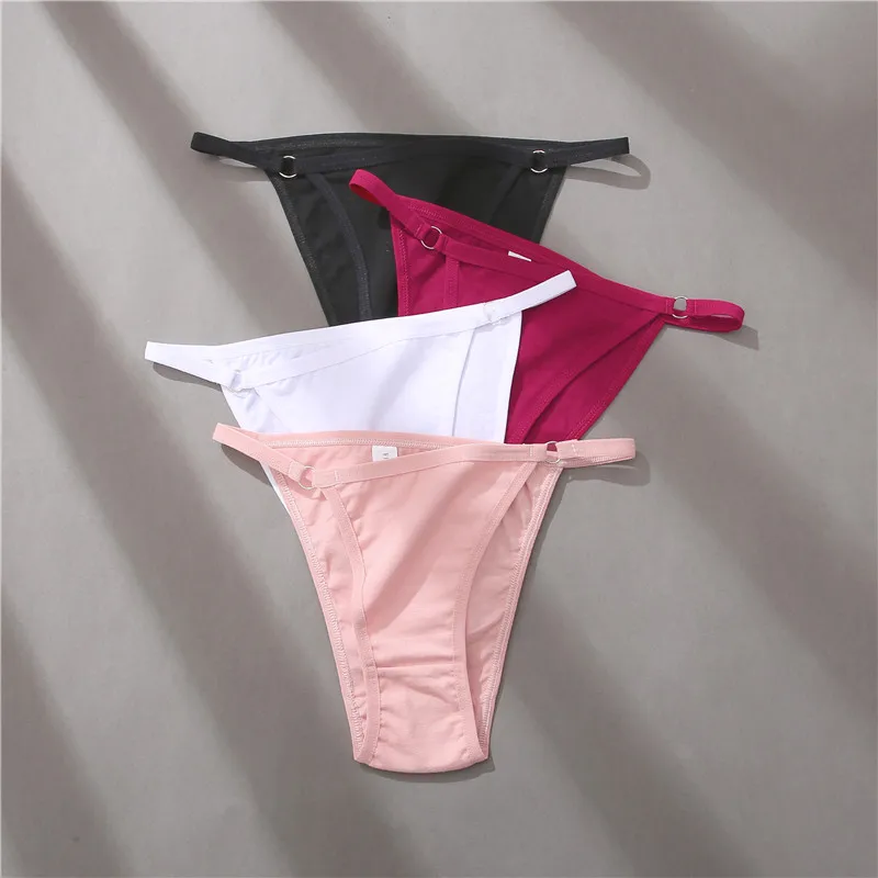 FINETOO Women's Cotton Panties 3Pcs/set Lace Briefs S-XL Comfortable Underwear Ladies Cotton Underpants Soft Panty Intimates New