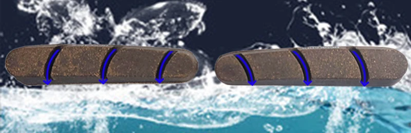 2Pairs 4Pcs Road Bike Brake Pad Bicycle Carbon Wheel Cork Wood Block Shoes Brakes Pade Rim V BMX Folding Wheels for Shimano