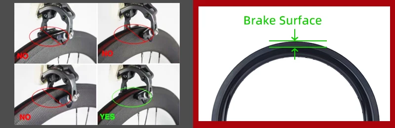 2Pairs 4Pcs Road Bike Brake Pad Bicycle Carbon Wheel Cork Wood Block Shoes Brakes Pade Rim V BMX Folding Wheels for Shimano