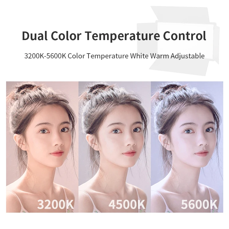 U800 U600 LED Photo Studio Video Light Recording Lighting Kit Photography Panel Photographi Lamp For Youtube Game Live