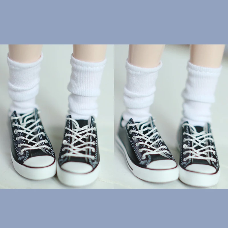 A Pair of Blyth Doll Socks Fashion Pure Color Long Sock for Blythe Licca Azone OB24 1/6Dolls Accessories Outfit Gifts