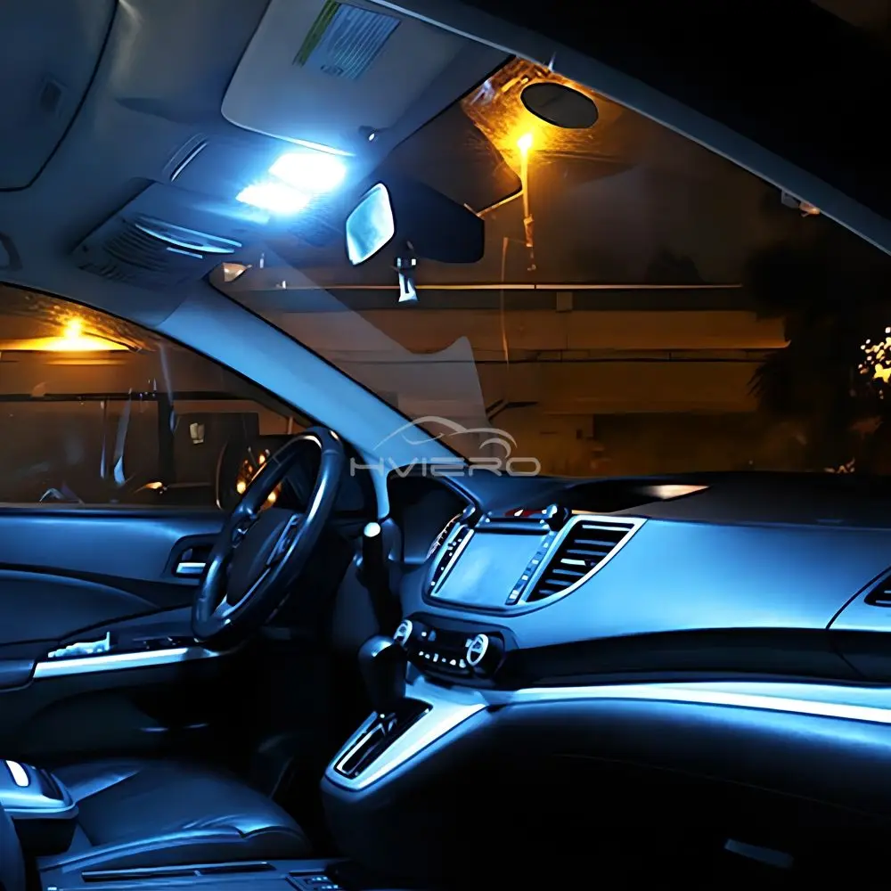 C5w Car Led RGB 5050 6SMD 31mm-41mm Festoon Dome Door Lights Automobile Remotes Controller Colorful Lamps Roof Atmospheres Bulbs