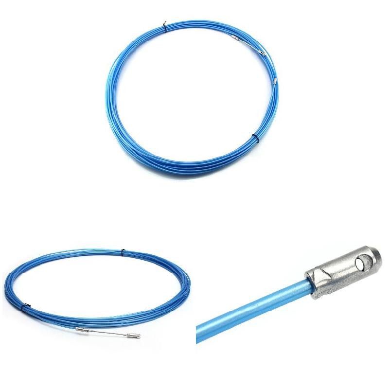 50M Electric Cable Tape Conduit Ducting Portable Flexibility Anti-Aging Degree Cable Puller Wiring Installation Electrician Tool