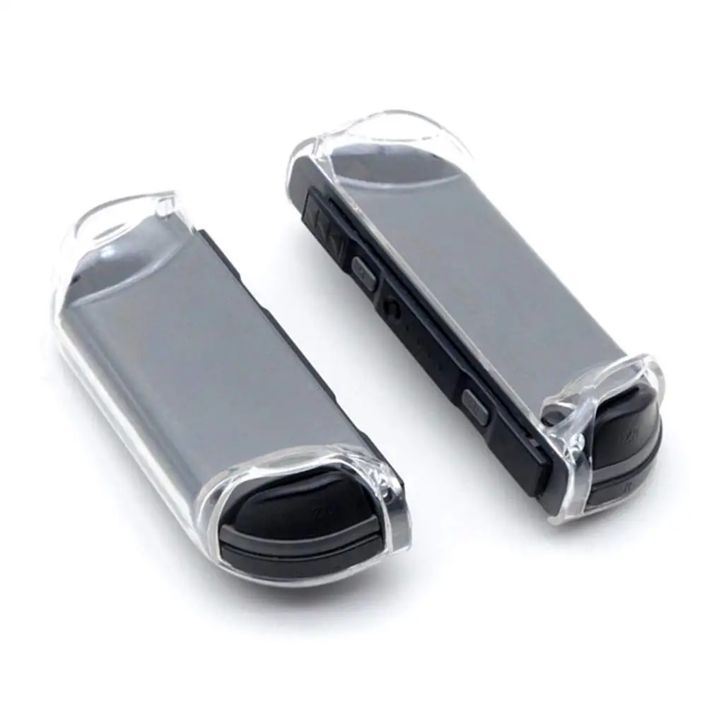 Crystal Case for Nintend Switch Joycon Cover Hard PC Case Compatible Nintendo Switch Joy-con Controller Grip Transparent Cover