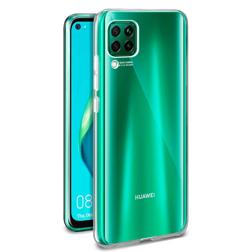Original Ultra Thin Clear Case For Huawei P40 Lite 4G Case Huawei Nova 6 se Nova 7i Transparent Silicone Full Cover Case