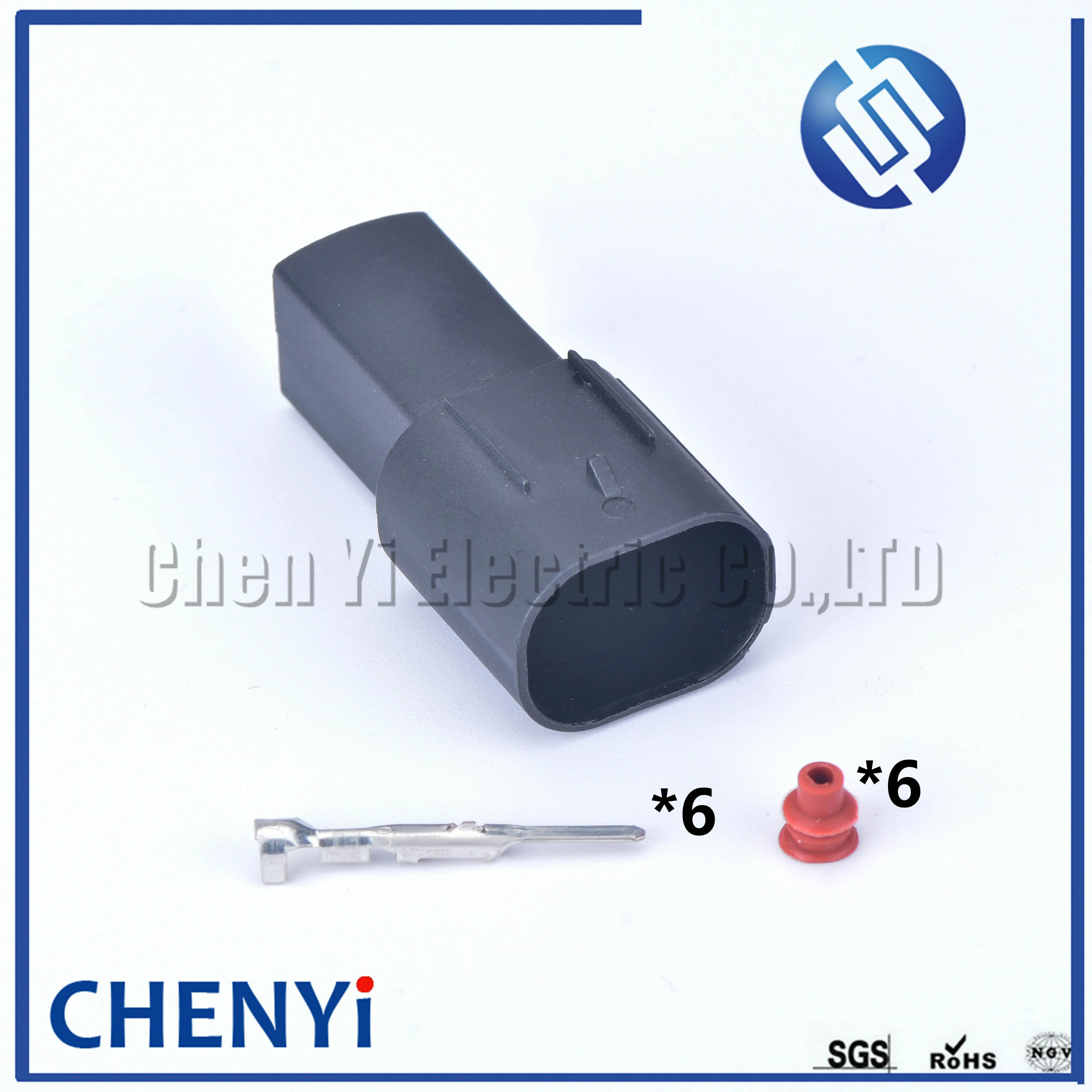 1 sets 6 Pin auto waterproof plug female or male(1.5) LSU 4.9 Wide Band Oxygen Sensor Connector 1928404669 4H0973713 4H0 973 713