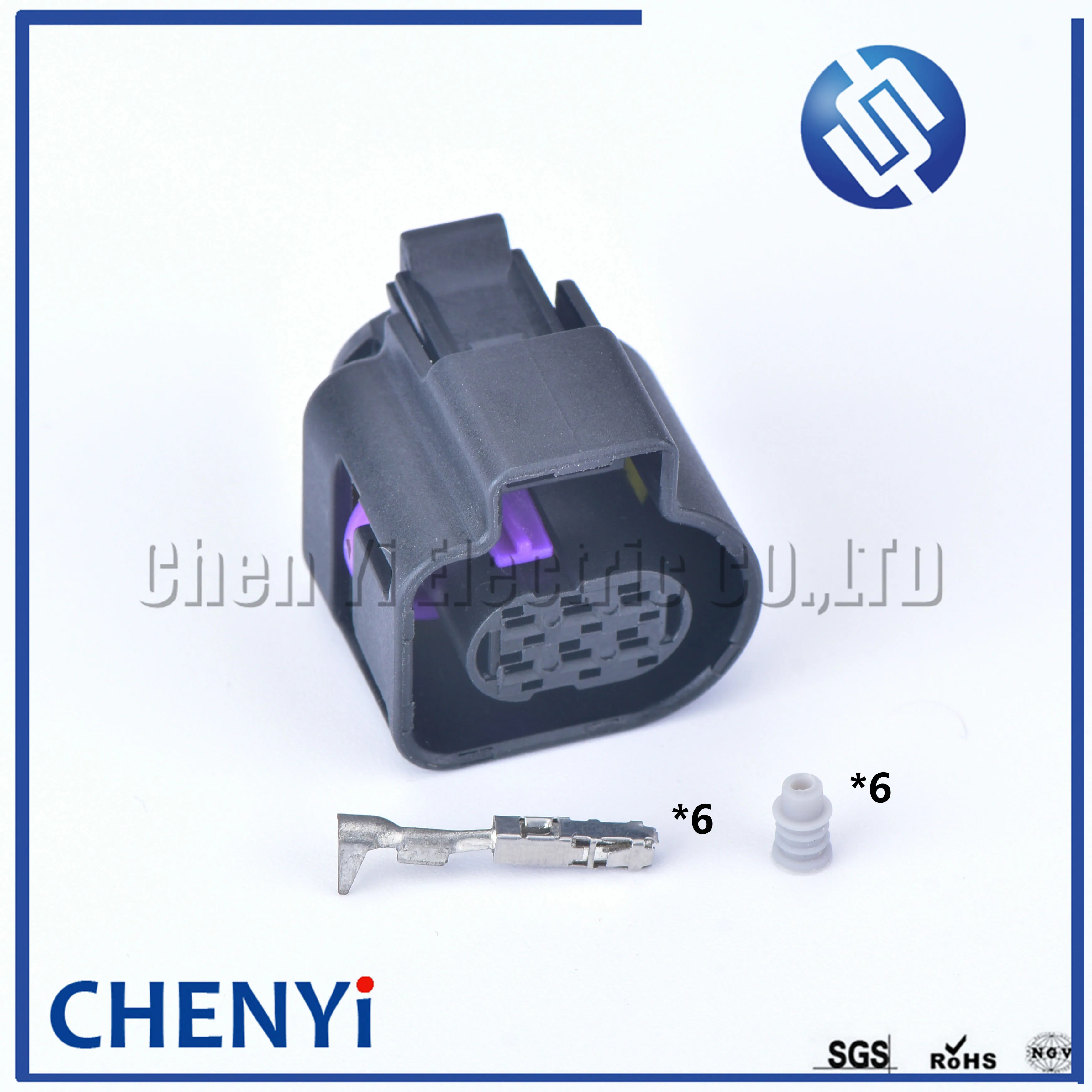 1 sets 6 Pin auto waterproof plug female or male(1.5) LSU 4.9 Wide Band Oxygen Sensor Connector 1928404669 4H0973713 4H0 973 713