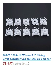 10 Sets Car Interior Door Clips Fit For Passat B6 CC Golf Polo Caddy Tiguan Touran Eos A6 A8 TT OEM 6Q0 868 243 6Q0868243
