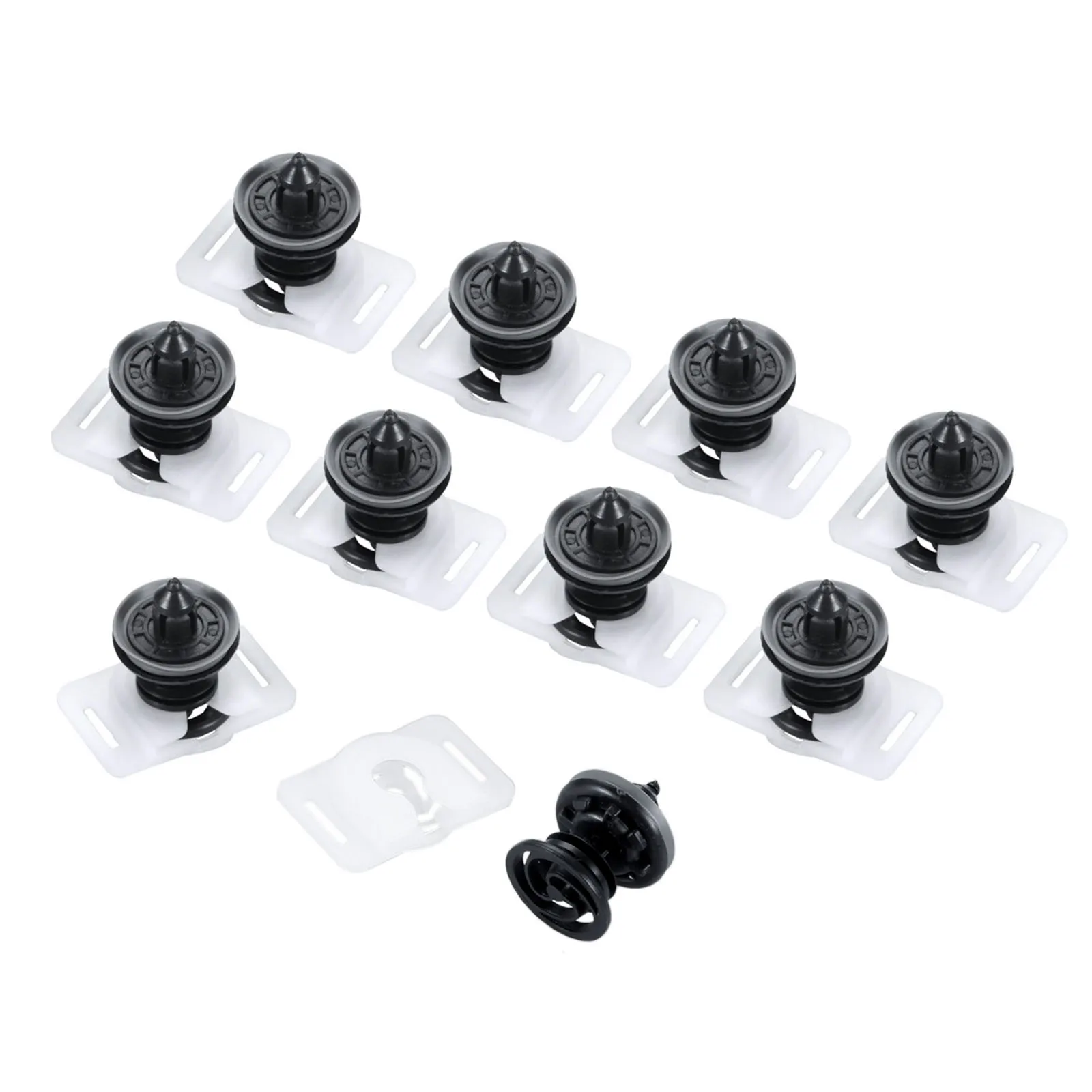 10 Sets Car Interior Door Clips Fit For Passat B6 CC Golf Polo Caddy Tiguan Touran Eos A6 A8 TT OEM 6Q0 868 243 6Q0868243