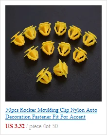10 Sets Car Interior Door Clips Fit For Passat B6 CC Golf Polo Caddy Tiguan Touran Eos A6 A8 TT OEM 6Q0 868 243 6Q0868243