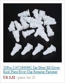10 Sets Car Interior Door Clips Fit For Passat B6 CC Golf Polo Caddy Tiguan Touran Eos A6 A8 TT OEM 6Q0 868 243 6Q0868243