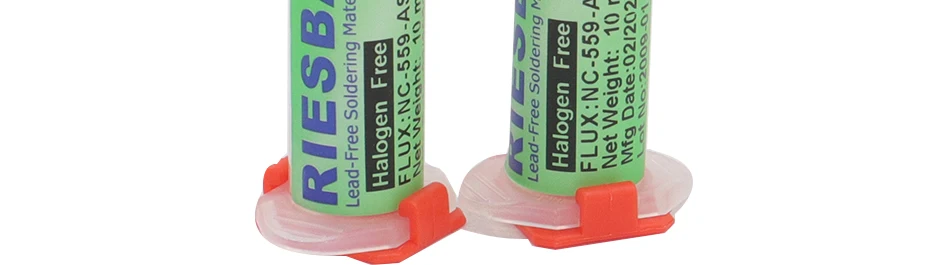 TMYLOKU10pcs RIESBA559 10cc solder paste flux NC-559-ASM oil cylinder BGA welding flute flux for soldering nc 559 soldering flux