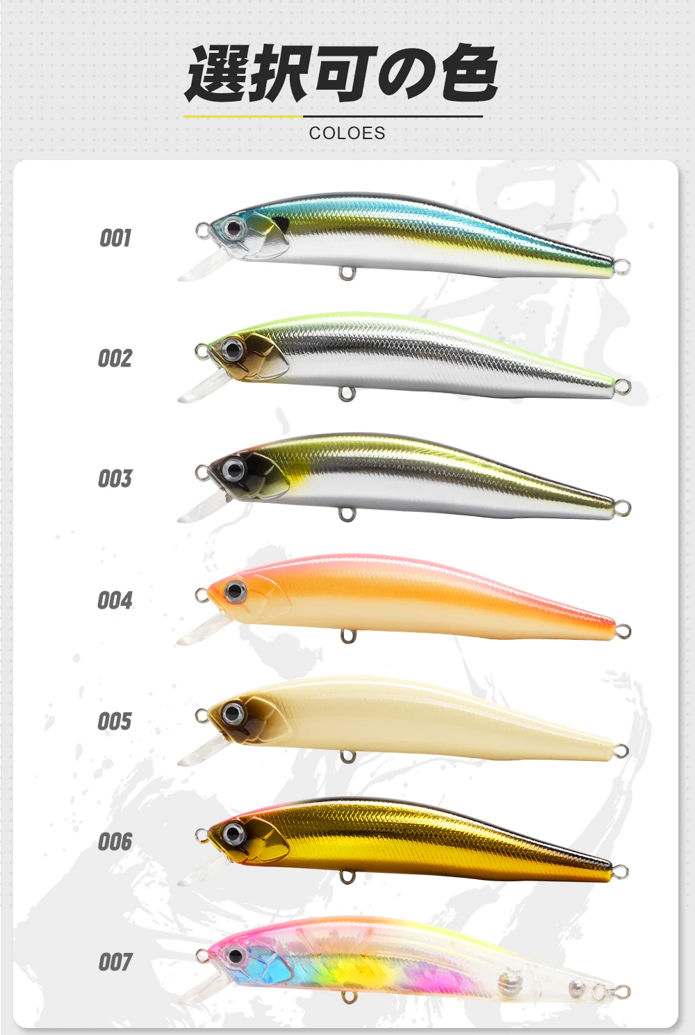 D1 Floating Minnow Fishing Lures 95mm 12.5g Artificial Wobblers For Pike Bass Trolling Jerkbait Natural Color Fishing Tackle