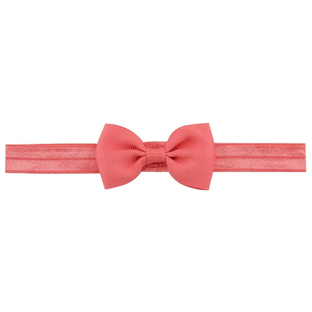10pcs/lot Cute Ribbon Bowknot Baby Newborn Headband Headwear Grosgrain Hair Bows Elastic Hairbands Girls Kids Photo Props