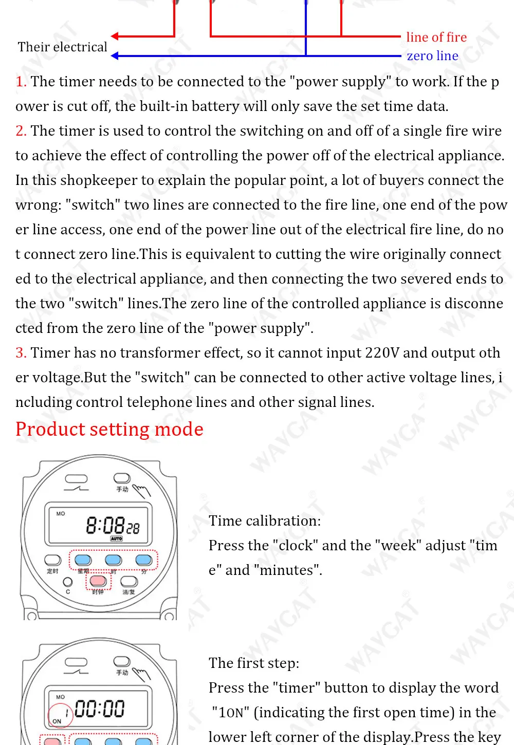 CN101A Timer Switch AC/DC 12V 24V 110V 120V 220V 230V 240V Digital LCD Power Week Mini Programmable Time Switch Relay 8A to 16A