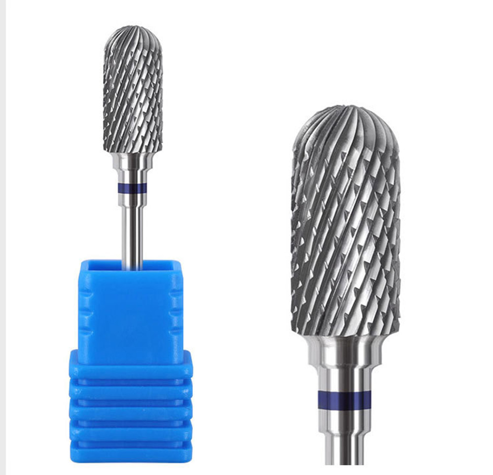 Carbide Tungsten Nail Bits Milling Cutter Burrs Electric Nail Drill Bit Pedicure Cuticle Clean Tools For Manicure Buffers Drill