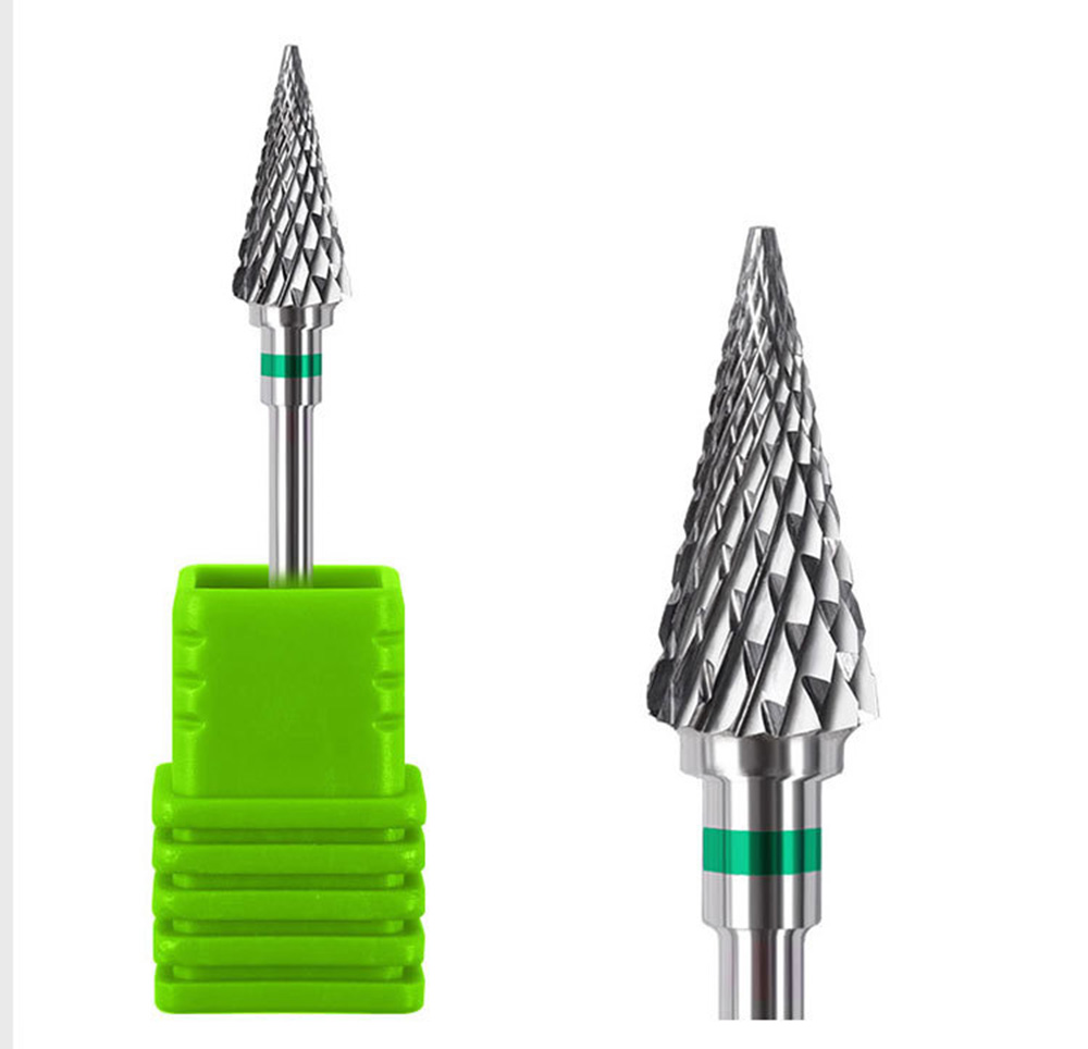 Carbide Tungsten Nail Bits Milling Cutter Burrs Electric Nail Drill Bit Pedicure Cuticle Clean Tools For Manicure Buffers Drill