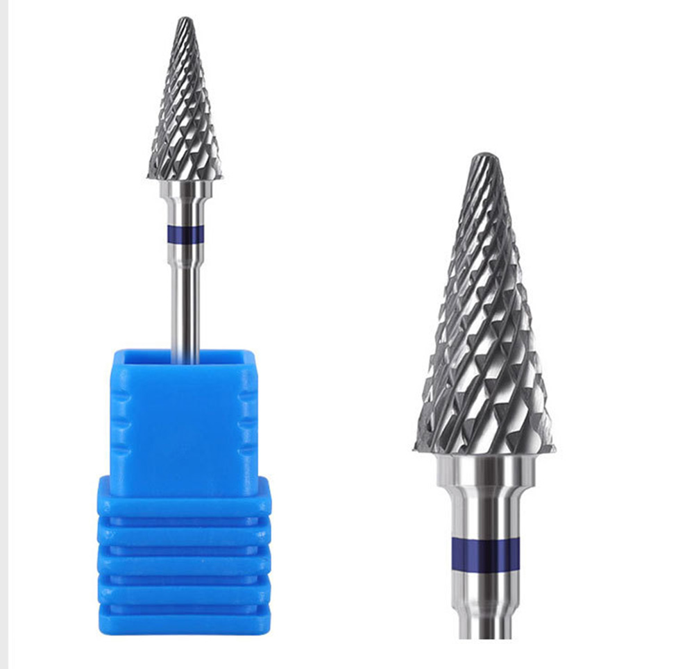Carbide Tungsten Nail Bits Milling Cutter Burrs Electric Nail Drill Bit Pedicure Cuticle Clean Tools For Manicure Buffers Drill