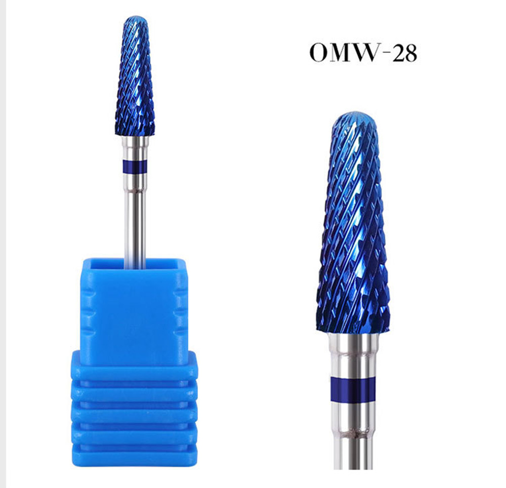 Carbide Tungsten Nail Bits Milling Cutter Burrs Electric Nail Drill Bit Pedicure Cuticle Clean Tools For Manicure Buffers Drill