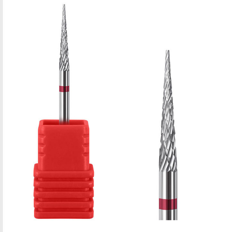 Carbide Tungsten Nail Bits Milling Cutter Burrs Electric Nail Drill Bit Pedicure Cuticle Clean Tools For Manicure Buffers Drill