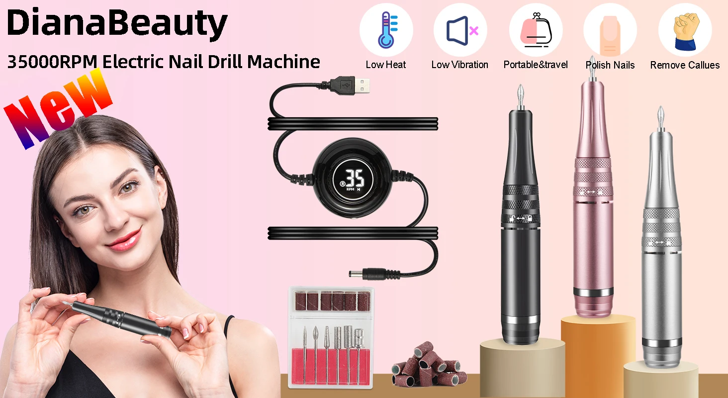 Carbide Tungsten Nail Bits Milling Cutter Burrs Electric Nail Drill Bit Pedicure Cuticle Clean Tools For Manicure Buffers Drill