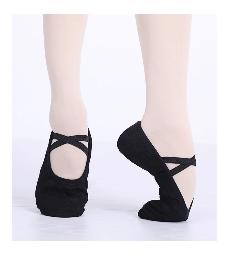 Girls Ballet Shoes for Woman Ballerina Shoes Ballet Flats Women Canvas Soft Sole Dance Slippers Children Practise Dance Shoes