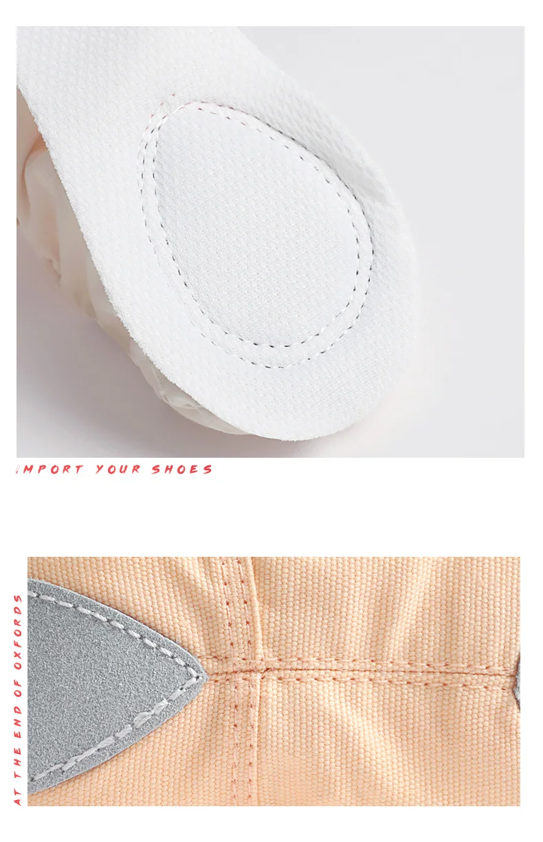Girls Ballet Shoes for Woman Ballerina Shoes Ballet Flats Women Canvas Soft Sole Dance Slippers Children Practise Dance Shoes