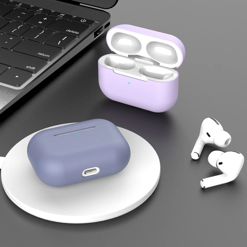 Silicone Cover Case For apple Airpods Pro Case Air Pods 3 Bluetooth Case Protective For Air Pod Pro 3 Earphone Accessories