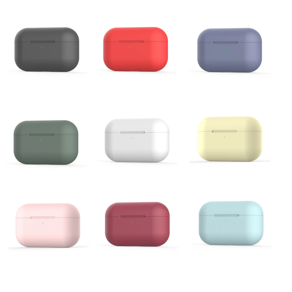 Silicone Cover Case For apple Airpods Pro Case Air Pods 3 Bluetooth Case Protective For Air Pod Pro 3 Earphone Accessories