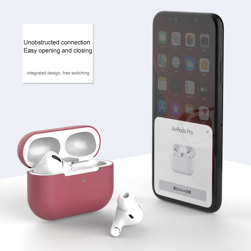 Silicone Cover Case For apple Airpods Pro Case Air Pods 3 Bluetooth Case Protective For Air Pod Pro 3 Earphone Accessories
