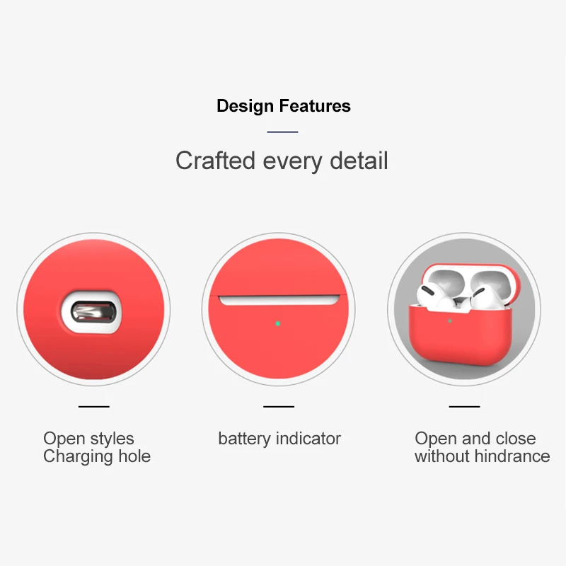 Silicone Cover Case For apple Airpods Pro Case Air Pods 3 Bluetooth Case Protective For Air Pod Pro 3 Earphone Accessories