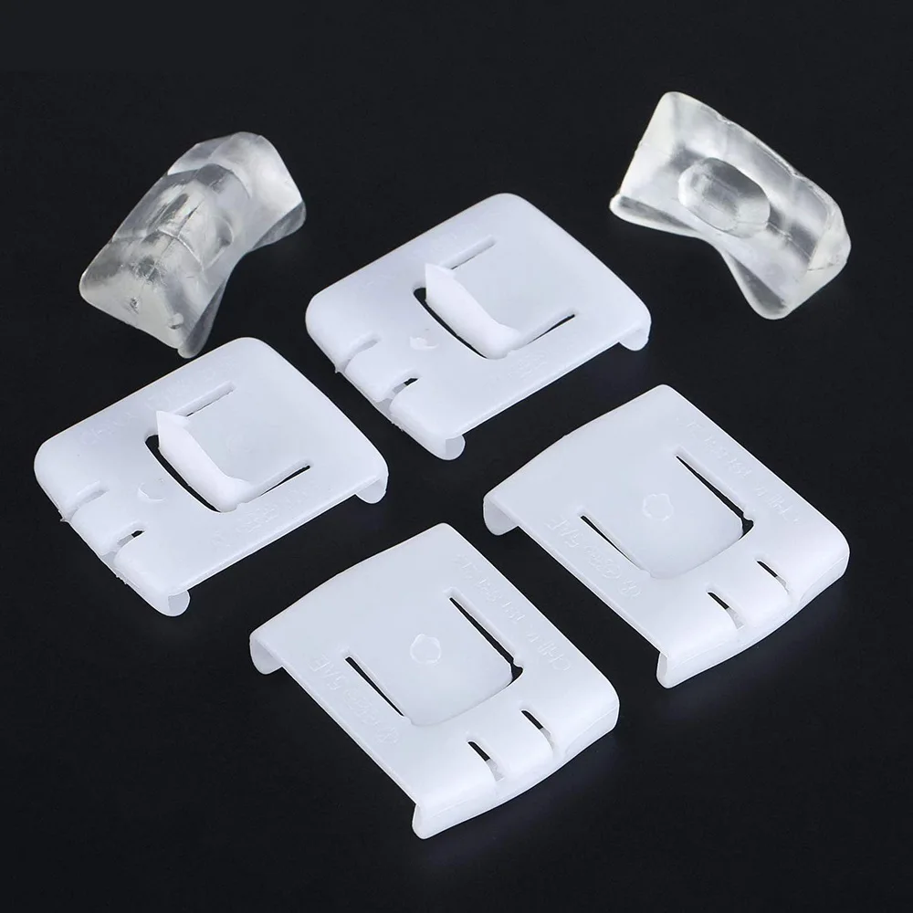 2 Set 6 Piece Car Front Seat Rail Runner Centre Slider Guide 435881203A C10 For GOLF MK1 MK2 MK3 CORRADO SCIROCCO Plastic