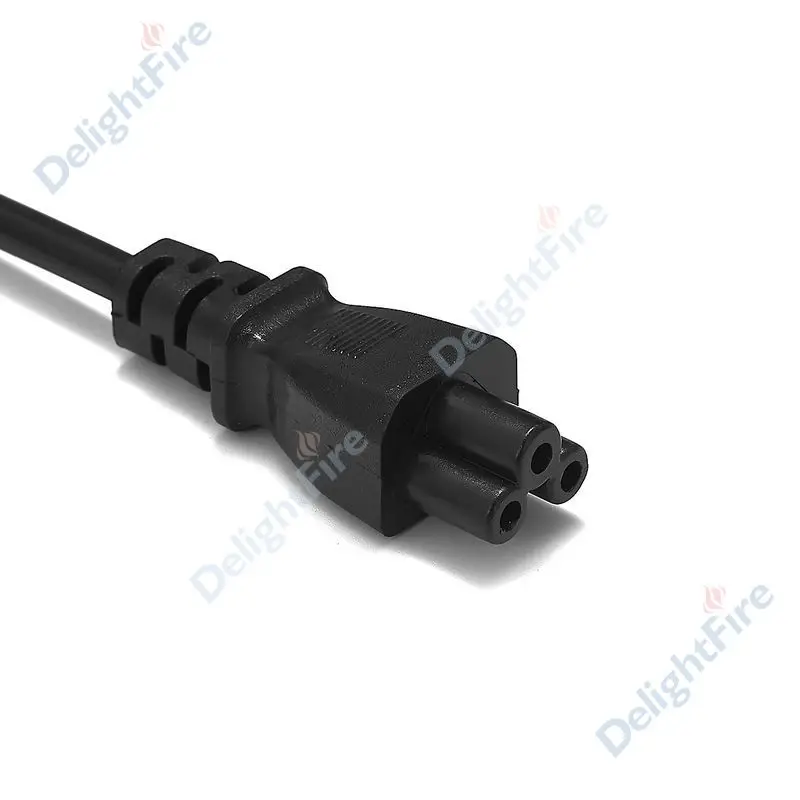 EU Extension Cord IEC320 C5 Cable 2 Pin Power Cord Power Supply Cable 220V For PC Computer Printer Sony Lenovo Samsung Adapter