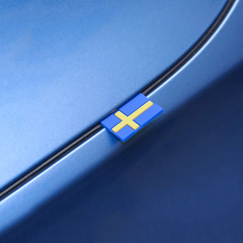 5/10Pcs Car Sticker Sweden Flag Decoration Emblem Car Door Trunk front grille For VOLVO EX90 XC40 XC60 XC90 V90 S90 S60 V60 V40