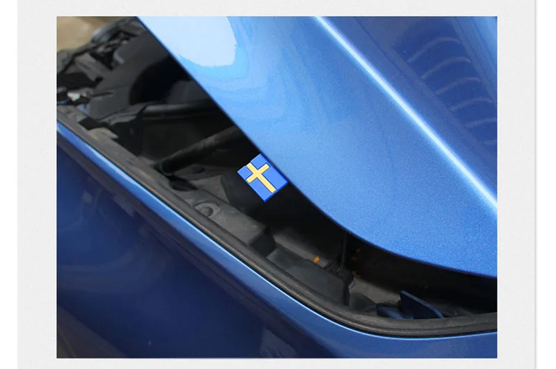 5/10Pcs Car Sticker Sweden Flag Decoration Emblem Car Door Trunk front grille For VOLVO EX90 XC40 XC60 XC90 V90 S90 S60 V60 V40
