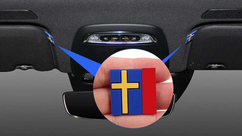 5/10Pcs Car Sticker Sweden Flag Decoration Emblem Car Door Trunk front grille For VOLVO EX90 XC40 XC60 XC90 V90 S90 S60 V60 V40