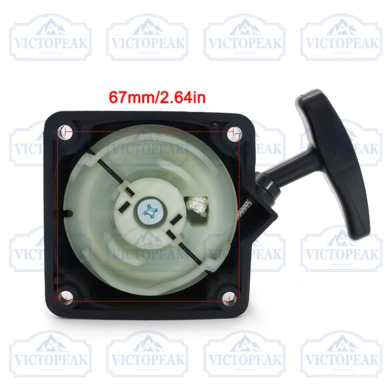 Universal Recoil Pull Starter for Brush Cutter Engine 40-5 44-5 33cc 36cc 43cc 49cc 52cc