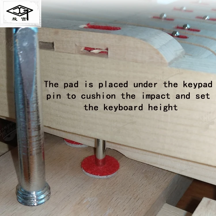 Piano Spare Parts Keyboard Paper Tweed Ring Paper Washer Gasket Washer Pin Gasket 020 Small Tweed Ring