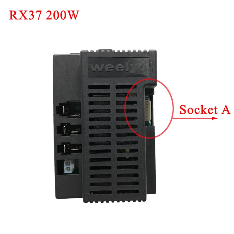 Wellye Weelye 12V RX37 High Power Children's Electric Ride on Car 2.4G Bluetooth Remote Control Receiver Motherboard Transmitter