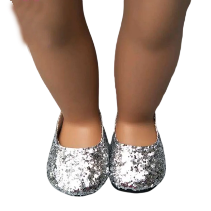 Summer Shoes for 18 Inch Girl Doll Jean 7cm Doll Shoes for 45CM Reborn Baby Doll Tassel Summer Sandals Shoes