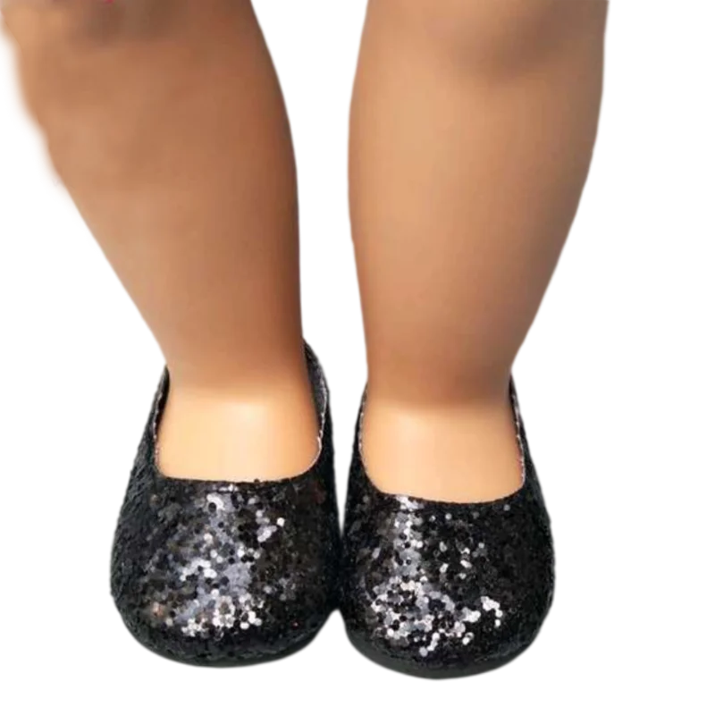 Summer Shoes for 18 Inch Girl Doll Jean 7cm Doll Shoes for 45CM Reborn Baby Doll Tassel Summer Sandals Shoes