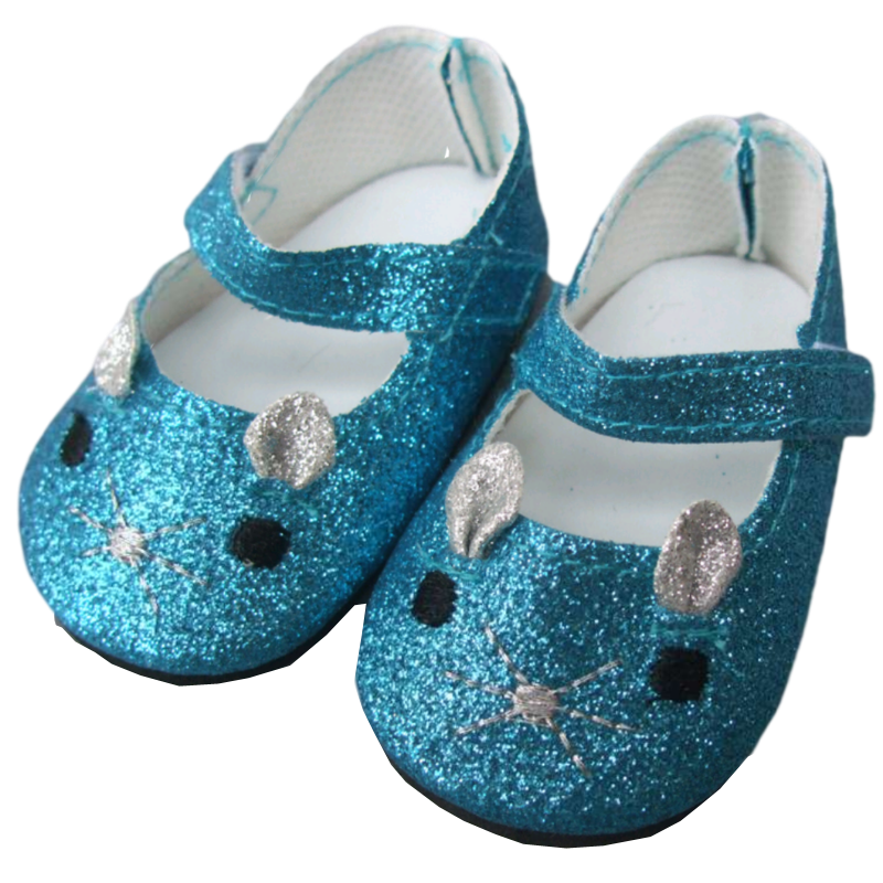 Summer Shoes for 18 Inch Girl Doll Jean 7cm Doll Shoes for 45CM Reborn Baby Doll Tassel Summer Sandals Shoes