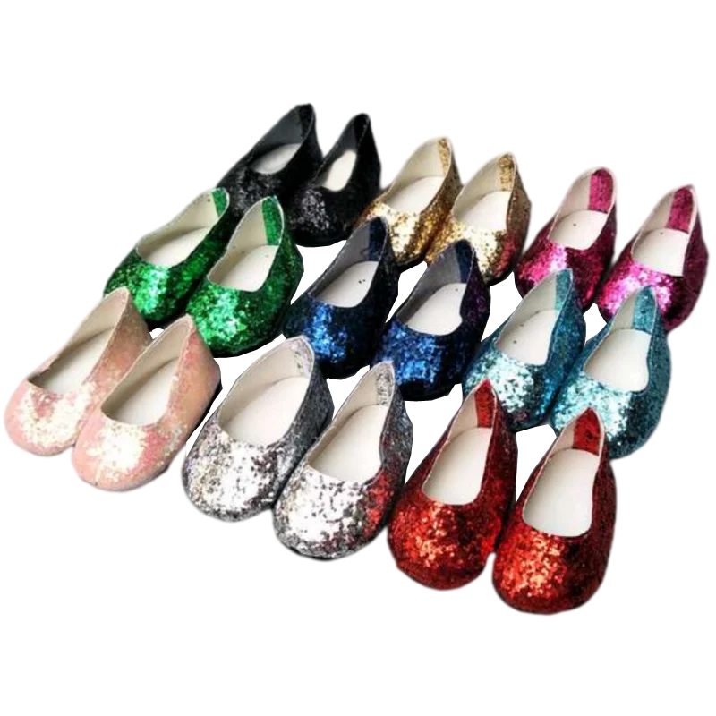 Summer Shoes for 18 Inch Girl Doll Jean 7cm Doll Shoes for 45CM Reborn Baby Doll Tassel Summer Sandals Shoes