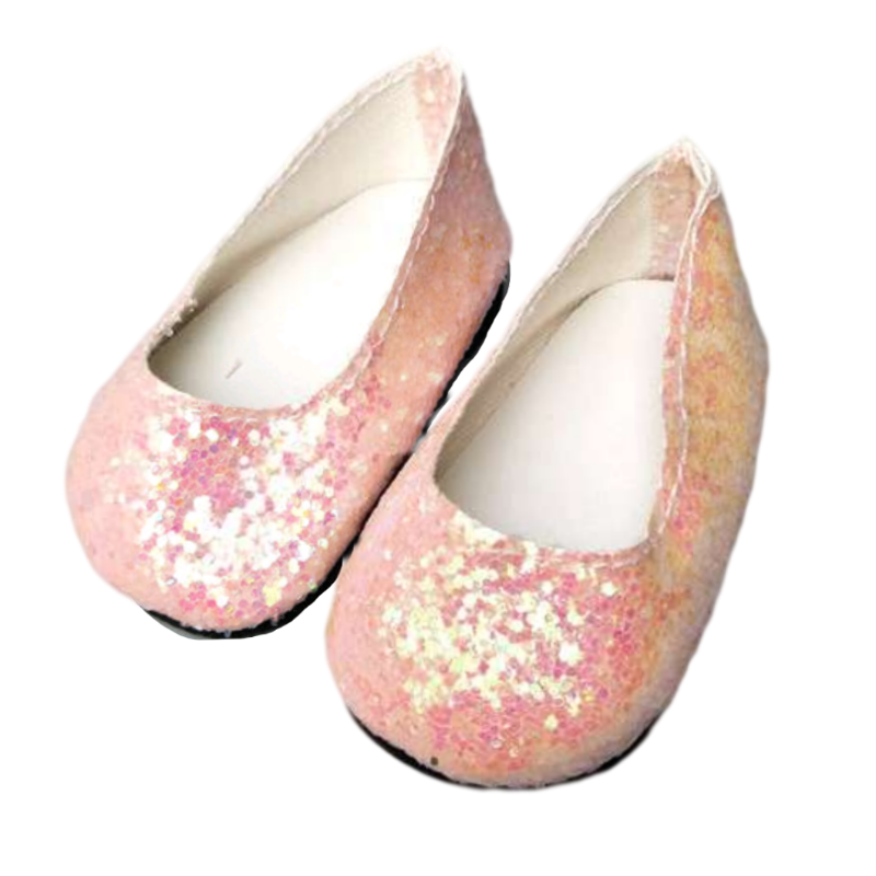 Summer Shoes for 18 Inch Girl Doll Jean 7cm Doll Shoes for 45CM Reborn Baby Doll Tassel Summer Sandals Shoes