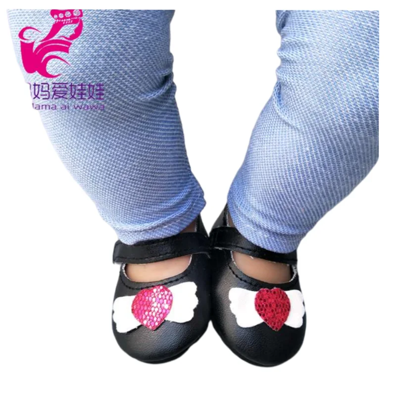 Summer Shoes for 18 Inch Girl Doll Jean 7cm Doll Shoes for 45CM Reborn Baby Doll Tassel Summer Sandals Shoes