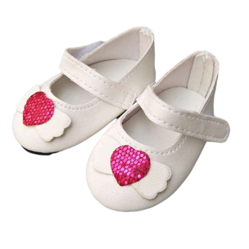 Summer Shoes for 18 Inch Girl Doll Jean 7cm Doll Shoes for 45CM Reborn Baby Doll Tassel Summer Sandals Shoes