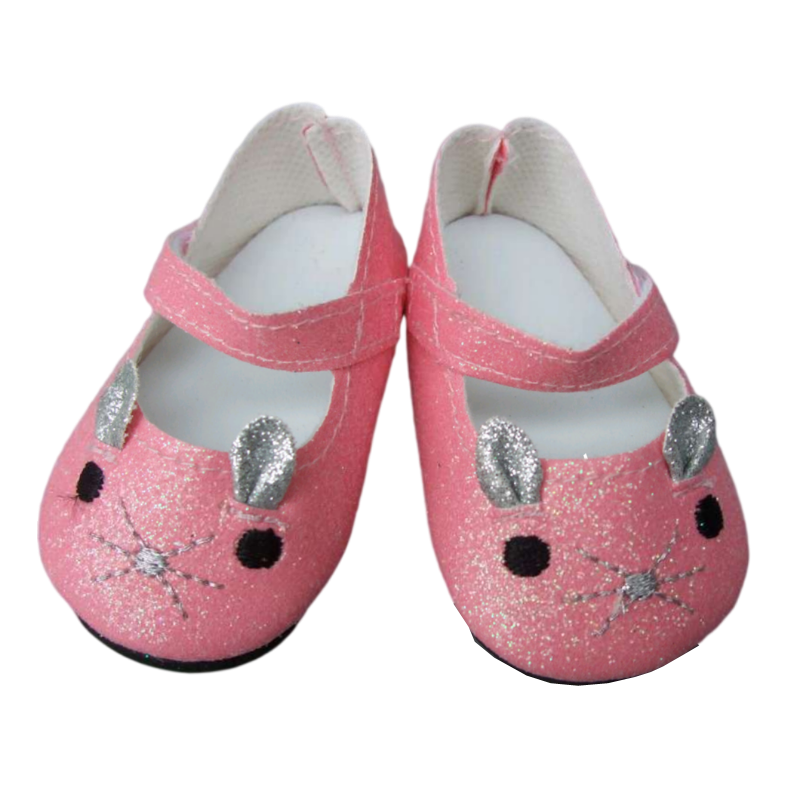 Summer Shoes for 18 Inch Girl Doll Jean 7cm Doll Shoes for 45CM Reborn Baby Doll Tassel Summer Sandals Shoes